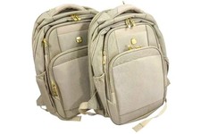 Lot of 2 SwissGear Scansmart SA6392 Laptop Backpack Beige -  picture