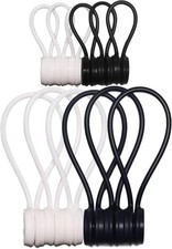 Magnetic Cable Ties 12 Pack, Reusable Silicone Cord Organizers with Embedded Mag picture