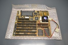New old stock VIA FIC  486-GVT-2 Socket 3 motherboard with intel 486 CPU picture