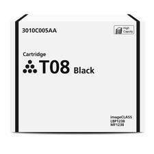 T08 Black Toner Cartridge T08L 3010C005AA for LBP1238 MF1238 Printer 1-Pack picture