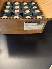 4 Wax Thermal Transfer Ribbon For Zebra Printer 110mm X 450M 4.33” X 1476”Roll picture