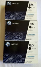 3 HP 87A Black CF287A Toner Cartridge New Sealed OEM picture
