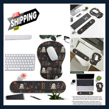 Mouse Pad with Wrist Rest Set, Ergonomic Memory Foam, 14.5x3.15 Inch, Black picture