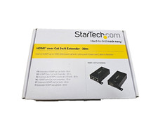 Startech HDMI Over Cat 5e/6 Extender with IR - 100 ft (30m) Power Free picture