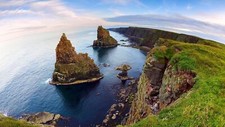 Landscape cliff coast nature Custom Gaming Mat Desk picture