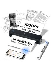 iDPRT MT610Pro Portable Thermal Printer, 300DPI HD Portable, Black picture