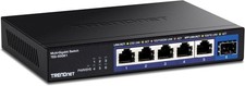 TRENDnet 6-Port Unmanaged 2.5G Switch with 10G SFP+Port, 6-Port, Black  picture