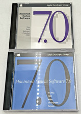 1990 MAY & OCTOBER APPLE DEVELOPER GROUP 7.0 MACINTOSH SOFTWARE BETA RELEASE picture