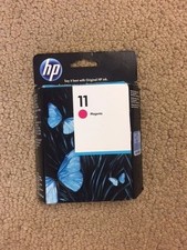 HP 11 Magenta Ink New Unopened Box- take a look at this one- NEW SEALED BOX 106 picture
