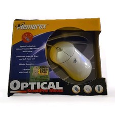 2002 Memorex PS/2 3 Button  opticalMouse 800 dpi   NEW IN BOX #3202-2376 B4 picture