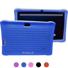 SDEALS Silicone Soft Cover, 7-Inch Tablets, Protective Shockproof for Kids, Blue picture