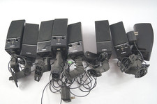 LOT (4 Pair) 8 Insignia NS-PCS20 Stereo Computer Speakers Black WORKING C331 picture