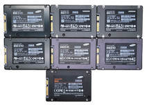 Lot of 7 Samsung 250GB SATA SSD different model checks the description picture