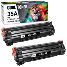 2 Pack CB435A 35A Toner Fits HP LaserJet P1005 P1006 picture