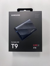 New Samsung T9 4TB Portable SSD USB 3.2 Gen. 2 Black MU-PG4T0B/AM picture
