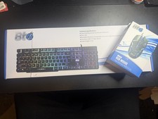 BTO Wired USB Gaming Keyboard Illuminated Multicolor keyboard & mouse picture