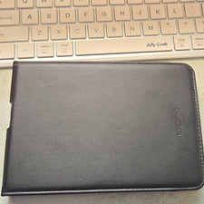 MoKo Black Synthetic Leather Folding Folio Case for Amazon Kindle 10th G picture