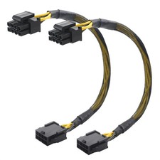 Cable Matters 2-Pack 8 Pin EPS CPU Extension Cable - 10 Inches, 8-Pin ATX/CPU Po picture