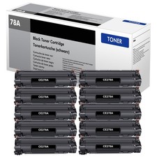 10 x 78A CE278A Toner Cartridge Fits For HP LaserJet Pro P1606DN P1566 M1536DNF picture