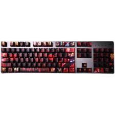 108 Keys Marvel Iron Man PBT Keycap Key Set for Mechanical Keyboard  picture