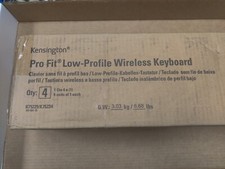 *NEW* 4x Quantity Kensington Pro Fit Low-Profile Wireless Keyboard  picture