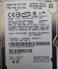 HTS541680J9SA00 PN:0A55731 MLC:DA2043 80gb Sata Laptop Drive picture