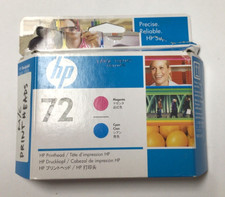 Genuine HP 72 Magenta/Cyan C9383A Printhead Ink open box  11-2009 picture