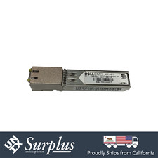 Dell XTY28 SFP+ to 1GB Copper RJ45 Force10 SFP-1G-T Transceiver Module picture