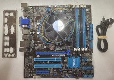 ASUS P8B75-M Motherboard Core I3-3220 2GB RAM, IO Shield # 2013 picture