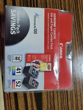 Genuine Canon Cartrige Combo Pack 41/52 picture