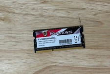 G.Skill - F3-1600C9S-8GRSL - Ripjaws 8GB 204-Pin DDR3 SO-DIMM 1600 (PC3 12800) picture