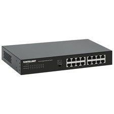 Intellinet 16-Port Gigabit Ethernet Switch, 10/100/1000 Mbps RJ45, 32 Gbps picture