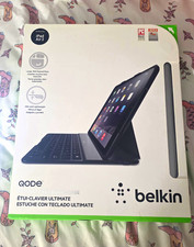 Belkin QODE Ultimate Keyboard Folio Case Bluetooth Stand Black iPad Air 2 F5L178 picture