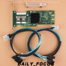 For IBM ServeRaid M1015 46M0861 LSI SAS9220-8i RAID Controller 2x SFF SATA Cable picture