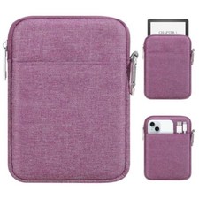  Padded Ereader Sleeve Case for 6-7 inch Ereader Tablet Bag Protective Purple picture