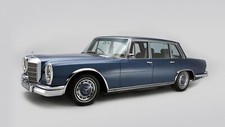 Cars mercedes benz 600 uk spec w100 limo 1964 Desk Mat Stitched picture