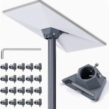Starlink Gen3 Mount for Roof RV Wall Bracket with Clips Durable Anti-Rust picture