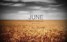 Landscape june photography quote typography sky art Custom Gaming Mat Desk picture