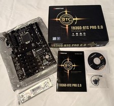 🔥🔥 BIOSTAR TB360-BTC PRO Motherboard-Version 6 - NEW GPU Ai Mining 🔥🔥 picture