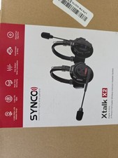 SYNCO XTALK X2 Wireless Intercom Headset System, 2.4GHz Communication Headset... picture