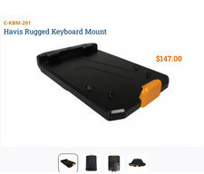 99.99% Life Left Genuine Havis Rugged Keyboard Mount C-KBM-201 Quick Release picture