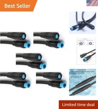 Julet 4Pin 3pin 2pin Male Female Waterproof Cable Electric Bike Extension Cab... picture