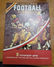 VIntage 1983 Avalon Hill COMPUTER FOOTBALL STRATEGY 5.25 Disk TRS-80 NFL picture