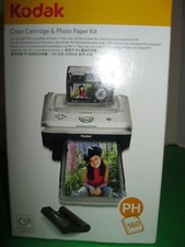 Kodak PH-160 Color Cartridge & Photo Paper 2 Sealed Cartridges & 100 Sheets picture