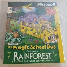 Scholastic's The Magic School Bus Explores the Rainforest (PC) Vintage New picture
