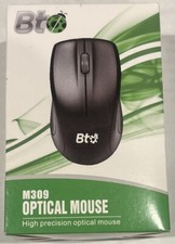High Precision Optical Mouse BTO M309 Wired USB 3 Button Ergonomic 1000dpi New picture