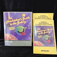 Hitchhiker's Guide to the Galaxy Infocom Apple II 5.25 Game Hint Books 1984 picture