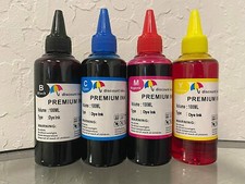4 Bulk refill ink for HP inkjet printer 4 colors 4x100ml Black/Cyan/Magenta/Yell picture