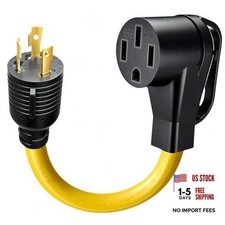 NEMA L6-30P to 14-50R Adapter Power Cord,10 AWG, 1FT, ETL Listed | 30A 3 Prong picture