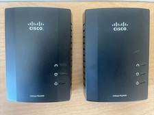 QTY 2 Cisco Linksys Powerline Ethernet Adapter PLE400 ~ FAST  picture